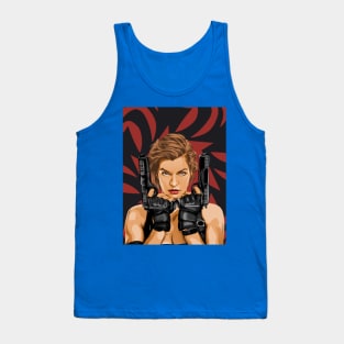 Fanart Alice Resident Evil Tank Top